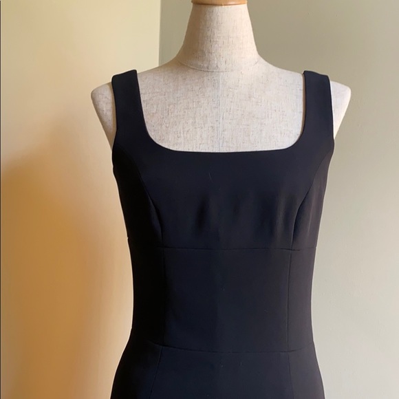 NWT!! Bebe Black Window Pane Dress - Picture 2 of 5